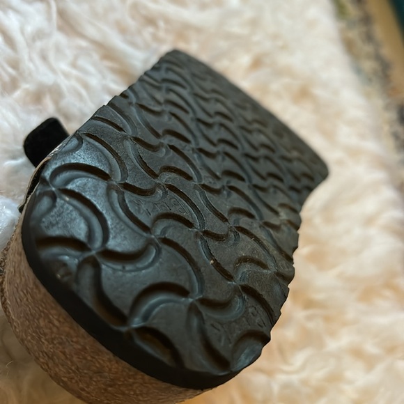 Papillio by Birkenstock Gizeh Birko-Flor Leather Footbed Sandals Blue, Size 8 - Picture 13 of 15